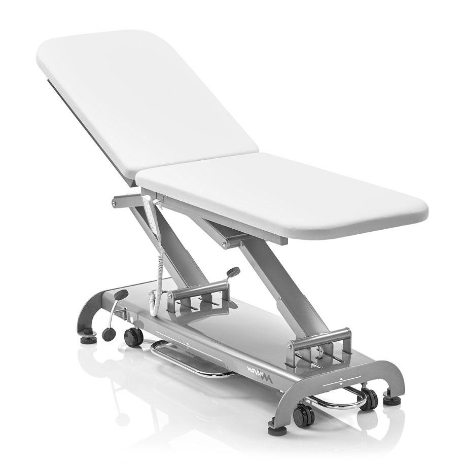 fully electric 2-section examination table
