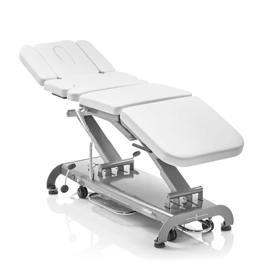 eight section electric therapy table with side wings