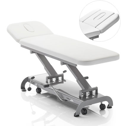 hydraulic massage table with breathing hole