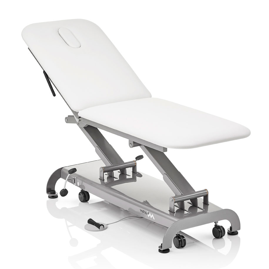 basic electric therapy table S2 with extra long back section